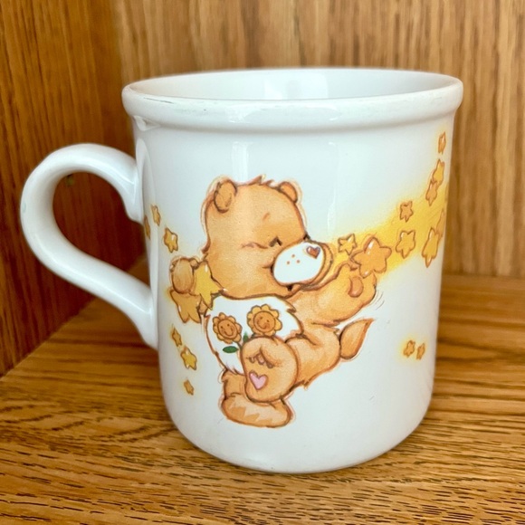 1980s Collectible Care Bears Coffee Mug Friend Bear and Wish Bear - Picture 5 of 11